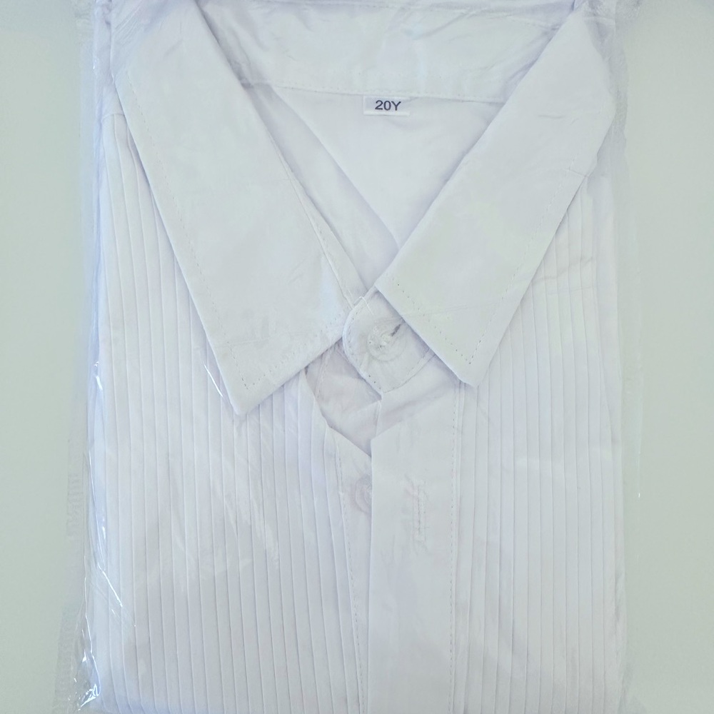 BRAND NEW Men's White Dress Shirt